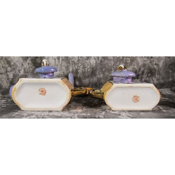 1920s Hotta Yu Shoten & Co Lusterware Teapot Set With Bird Design - Picture 8 of 11